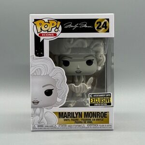 Funko Pop! #24 Marilyn Monroe Black & White EE Exclusive w/ Protector *Vaulted*